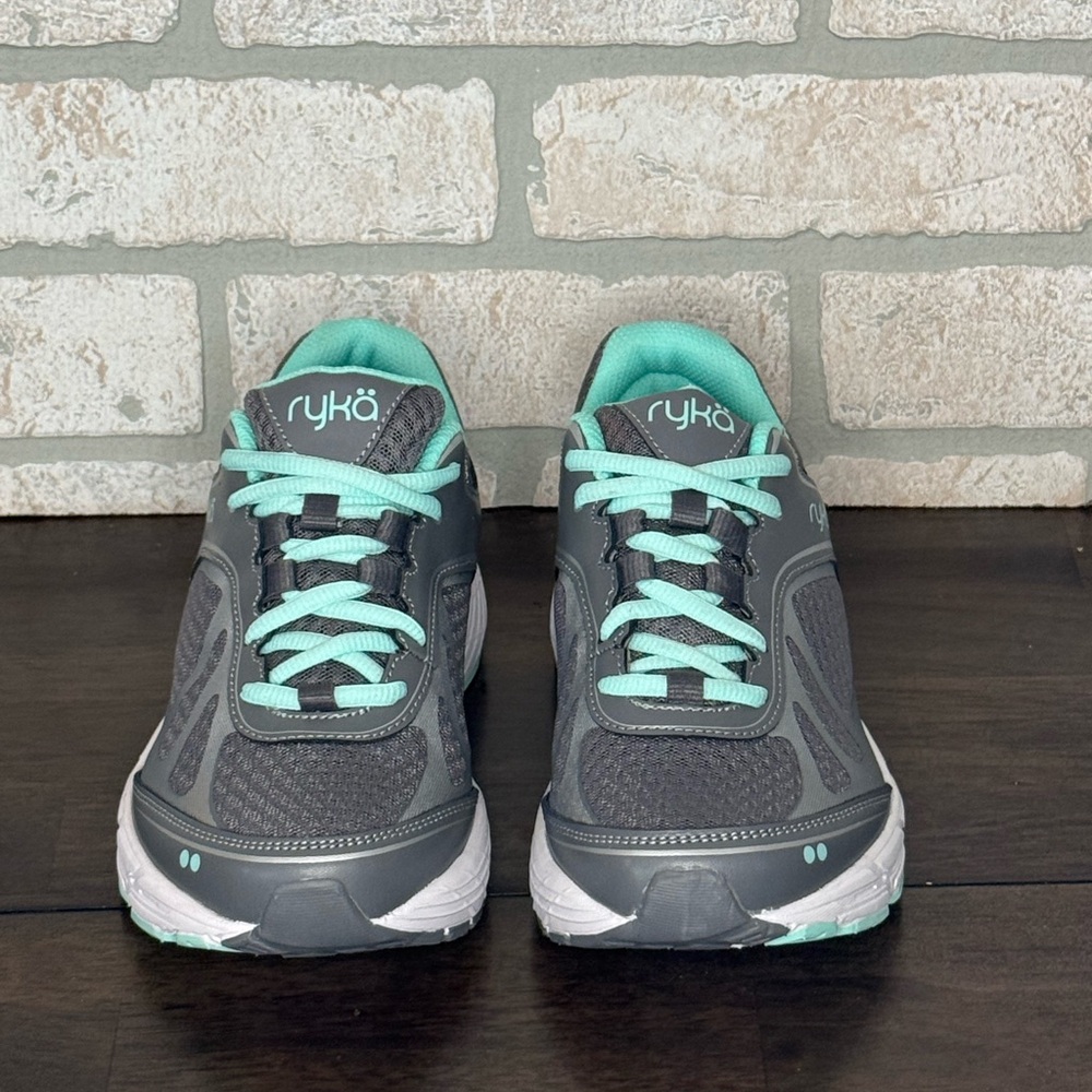 New! Ryka Gray and Teal Sneakers